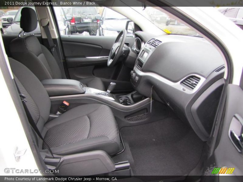 Bianco White / Black 2011 Dodge Journey Express