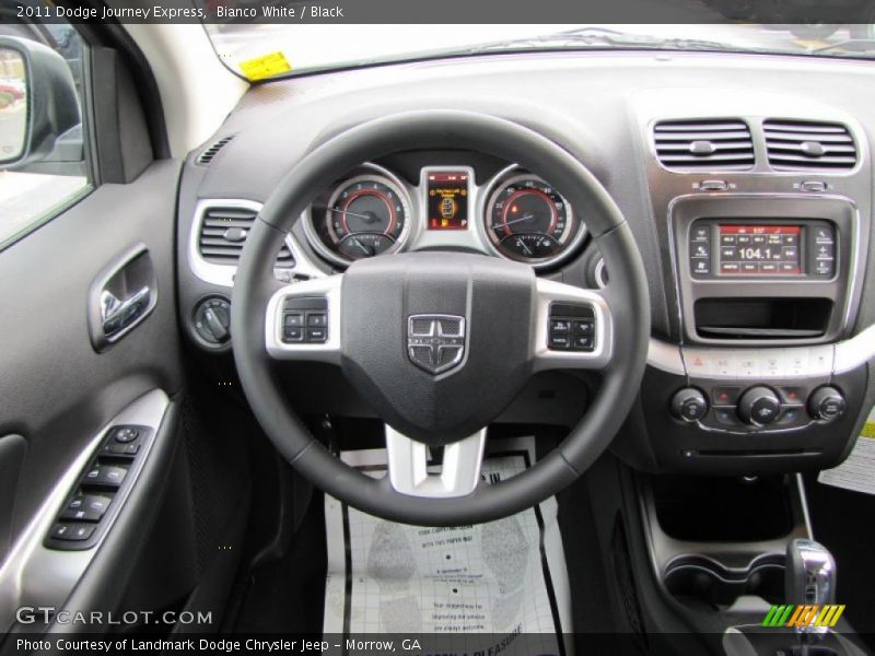 Bianco White / Black 2011 Dodge Journey Express