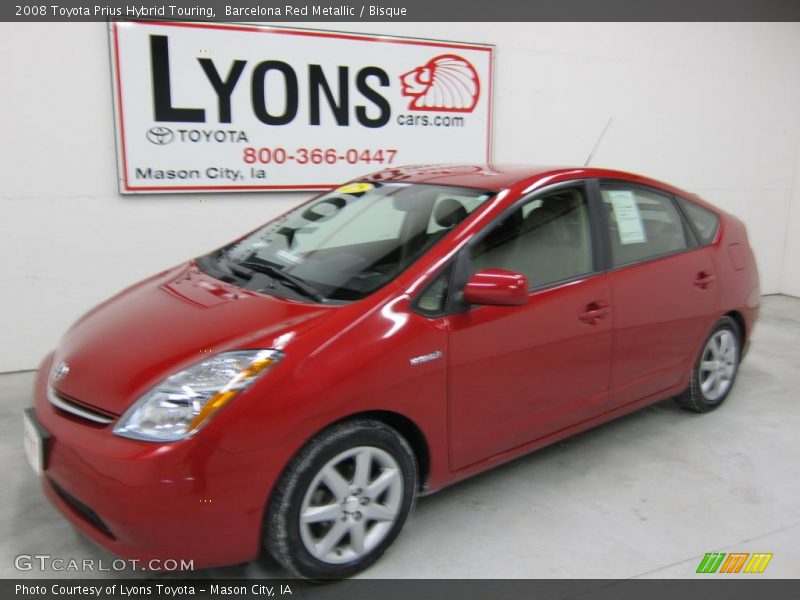 Barcelona Red Metallic / Bisque 2008 Toyota Prius Hybrid Touring