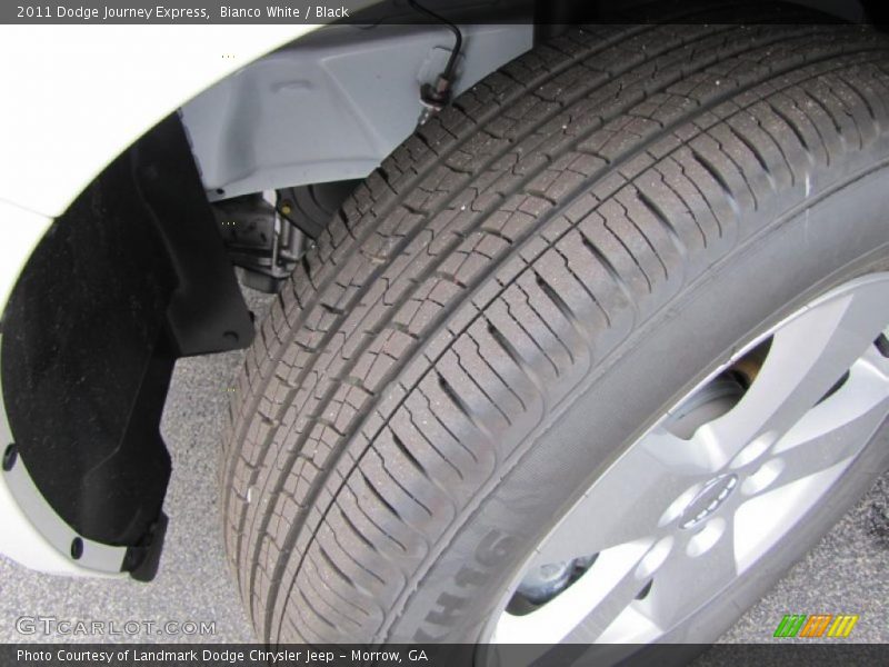 Bianco White / Black 2011 Dodge Journey Express