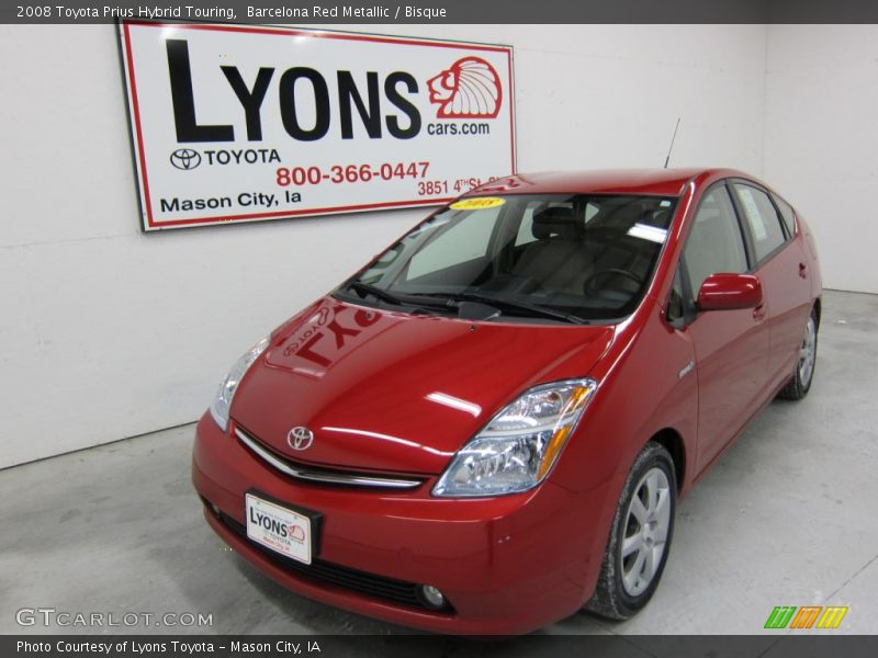 Barcelona Red Metallic / Bisque 2008 Toyota Prius Hybrid Touring