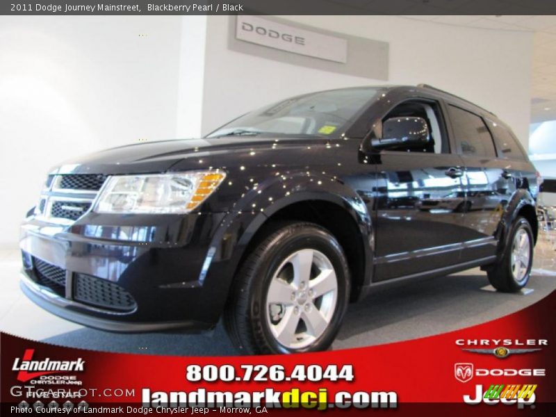 Blackberry Pearl / Black 2011 Dodge Journey Mainstreet