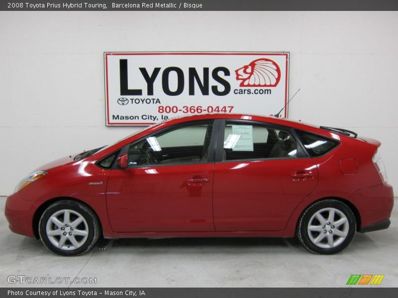 Barcelona Red Metallic / Bisque 2008 Toyota Prius Hybrid Touring