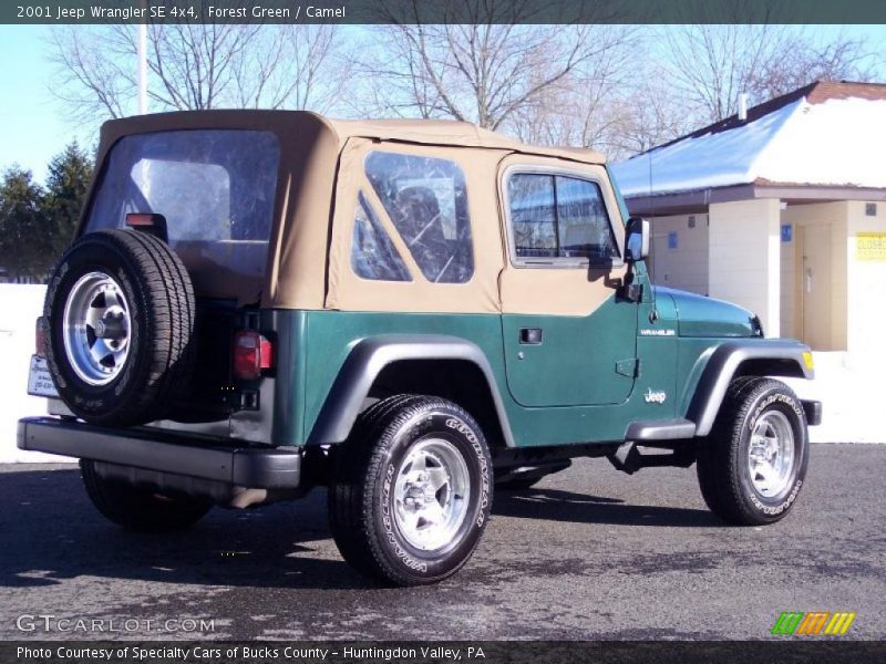 Forest Green / Camel 2001 Jeep Wrangler SE 4x4