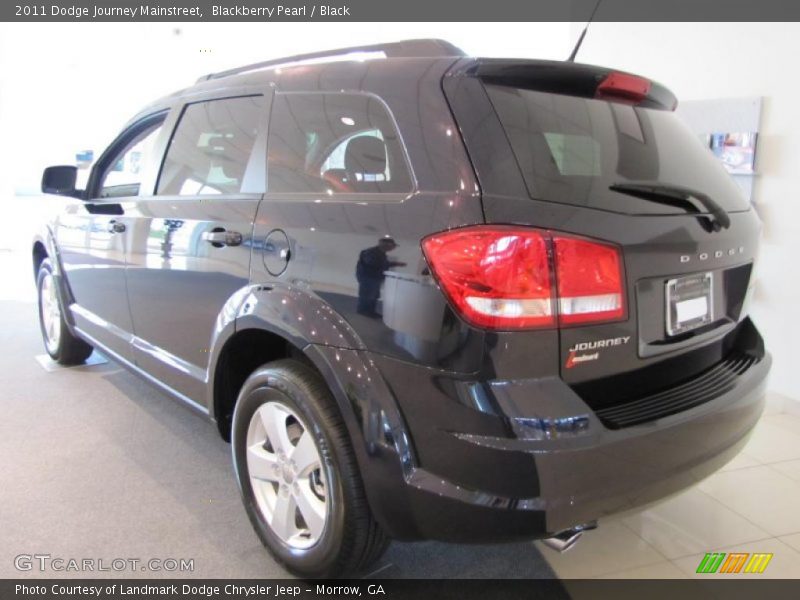 Blackberry Pearl / Black 2011 Dodge Journey Mainstreet