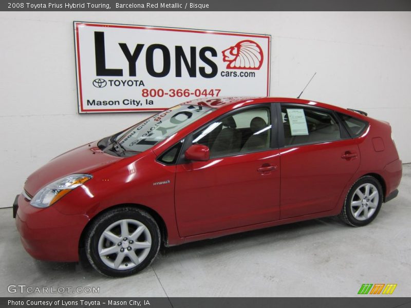 Barcelona Red Metallic / Bisque 2008 Toyota Prius Hybrid Touring