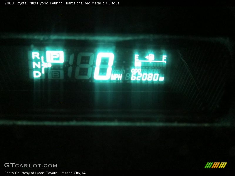 Barcelona Red Metallic / Bisque 2008 Toyota Prius Hybrid Touring