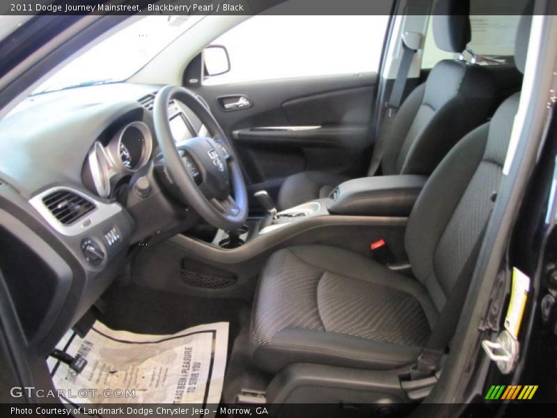  2011 Journey Mainstreet Black Interior