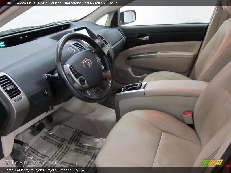 Barcelona Red Metallic / Bisque 2008 Toyota Prius Hybrid Touring