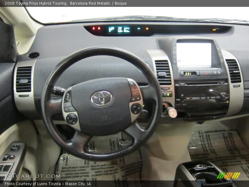 Barcelona Red Metallic / Bisque 2008 Toyota Prius Hybrid Touring