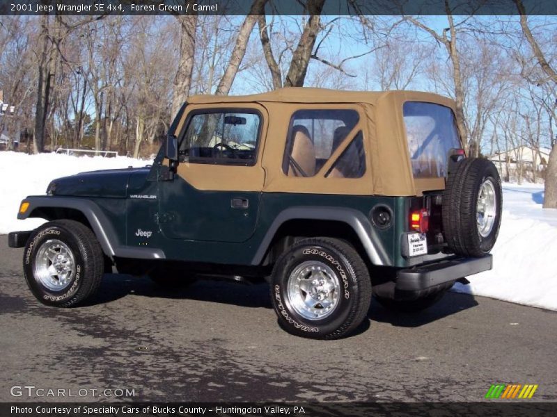 Forest Green / Camel 2001 Jeep Wrangler SE 4x4