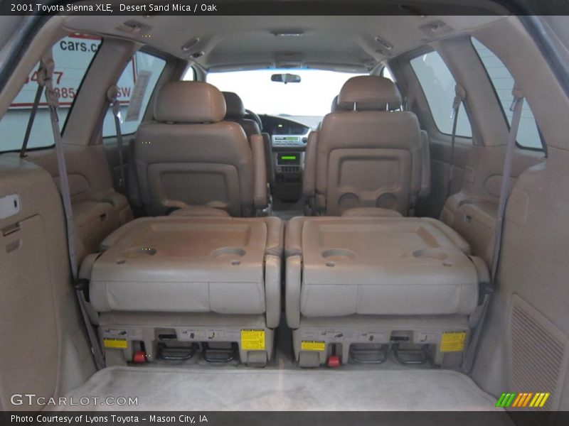 Desert Sand Mica / Oak 2001 Toyota Sienna XLE
