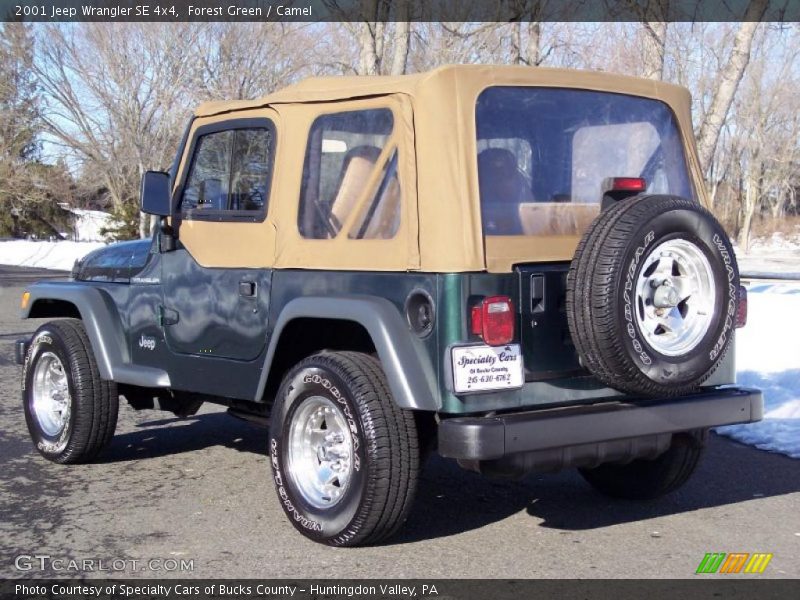 Forest Green / Camel 2001 Jeep Wrangler SE 4x4