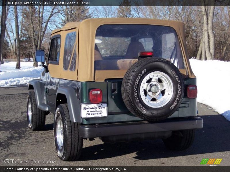 Forest Green / Camel 2001 Jeep Wrangler SE 4x4