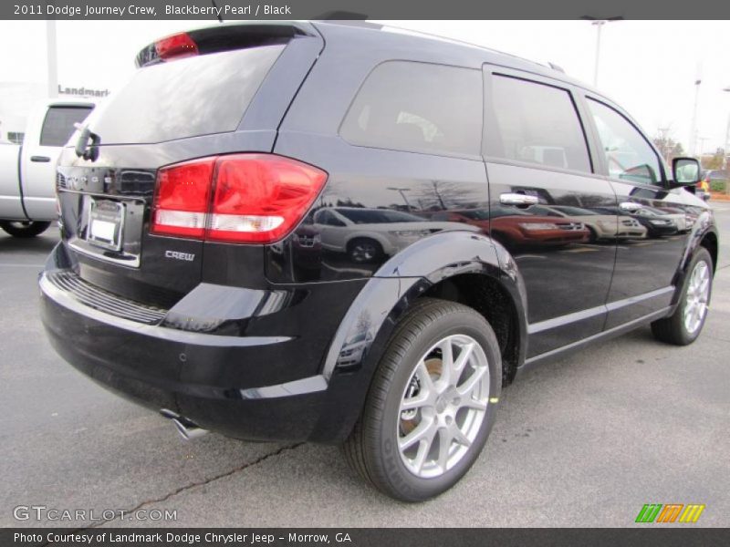 Blackberry Pearl / Black 2011 Dodge Journey Crew