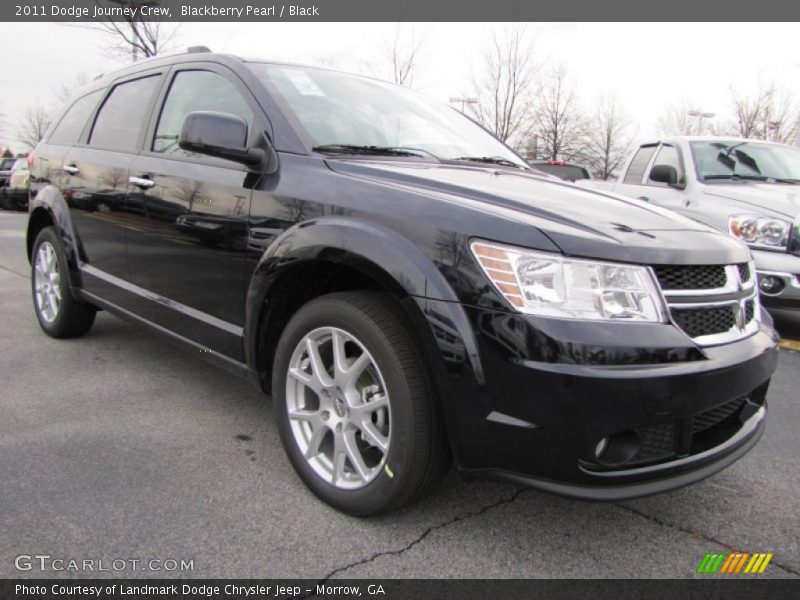 Front 3/4 View of 2011 Journey Crew