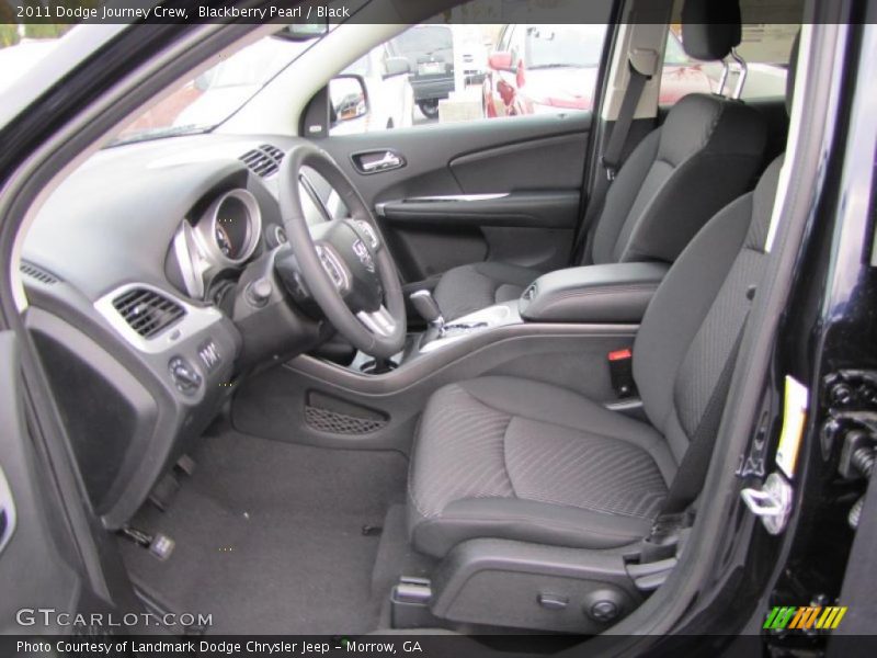  2011 Journey Crew Black Interior