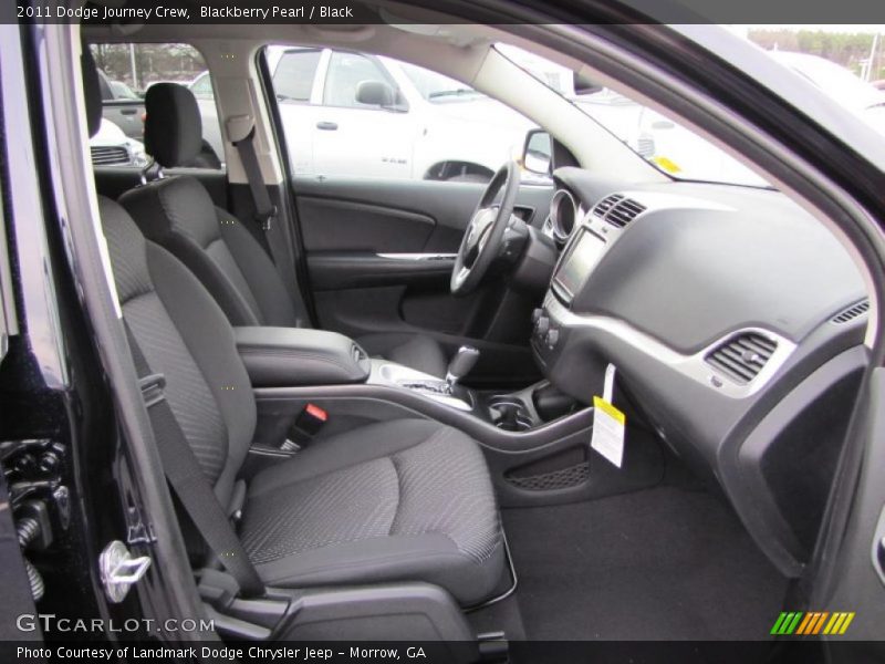  2011 Journey Crew Black Interior