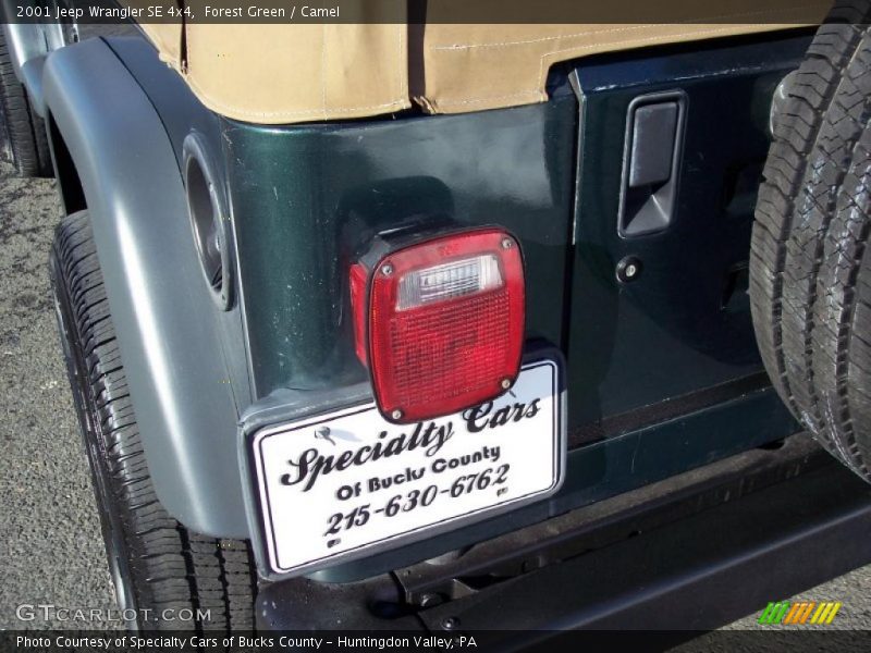 Forest Green / Camel 2001 Jeep Wrangler SE 4x4