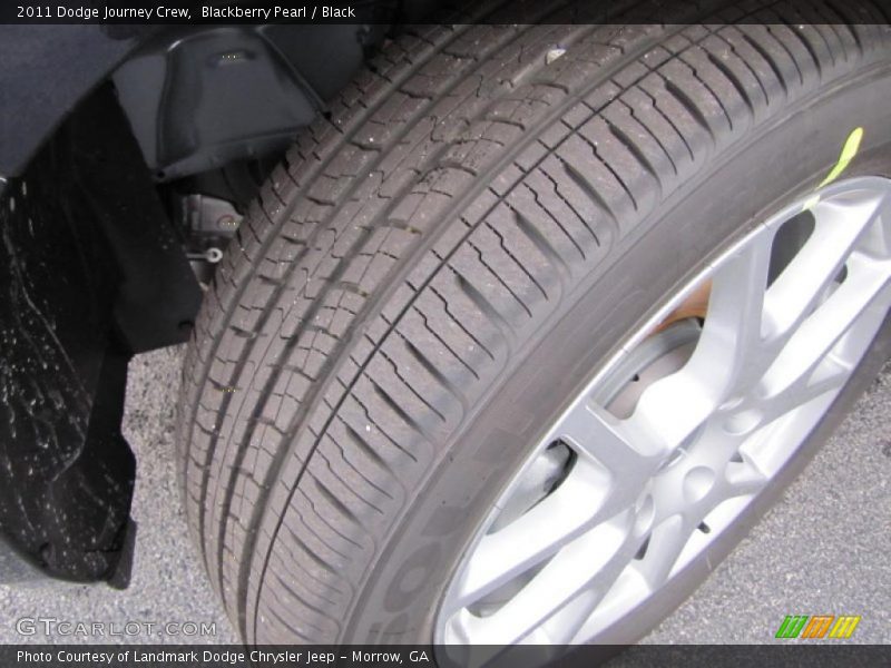 Blackberry Pearl / Black 2011 Dodge Journey Crew