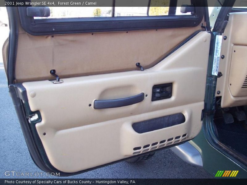 Forest Green / Camel 2001 Jeep Wrangler SE 4x4