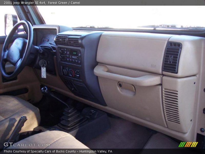 Forest Green / Camel 2001 Jeep Wrangler SE 4x4