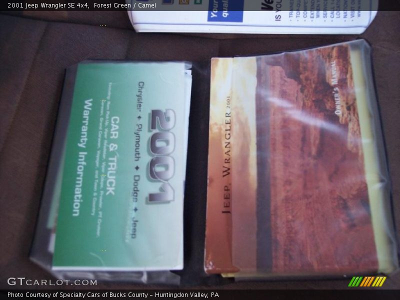 Forest Green / Camel 2001 Jeep Wrangler SE 4x4