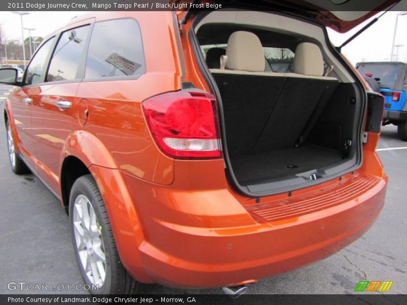 Mango Tango Pearl / Black/Light Frost Beige 2011 Dodge Journey Crew