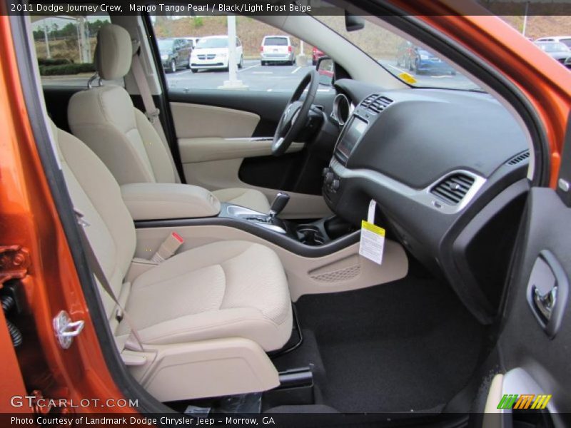  2011 Journey Crew Black/Light Frost Beige Interior