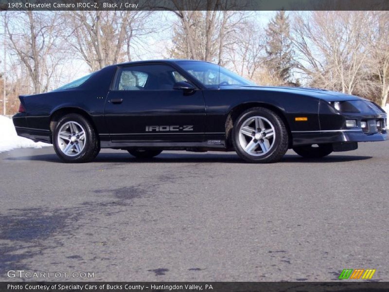 Black / Gray 1985 Chevrolet Camaro IROC-Z