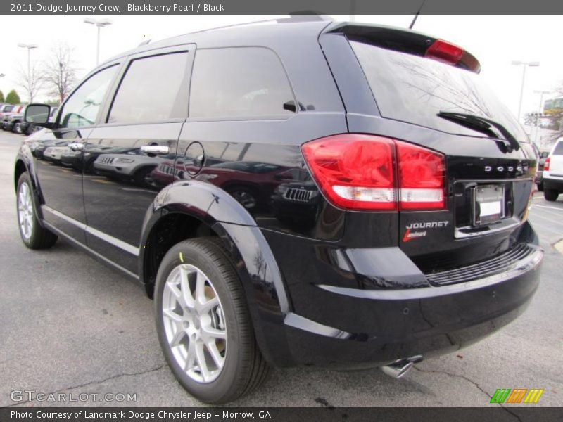 Blackberry Pearl / Black 2011 Dodge Journey Crew