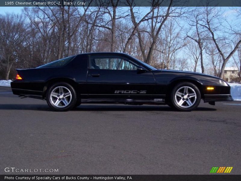 Black / Gray 1985 Chevrolet Camaro IROC-Z
