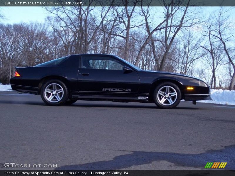 Black / Gray 1985 Chevrolet Camaro IROC-Z