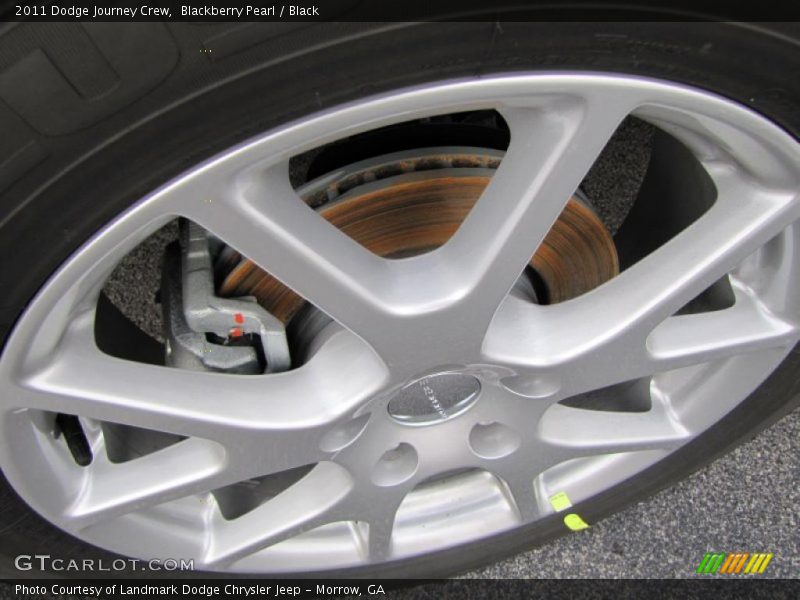 Blackberry Pearl / Black 2011 Dodge Journey Crew