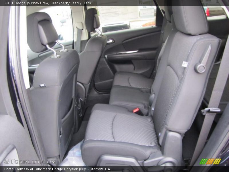 Blackberry Pearl / Black 2011 Dodge Journey Crew