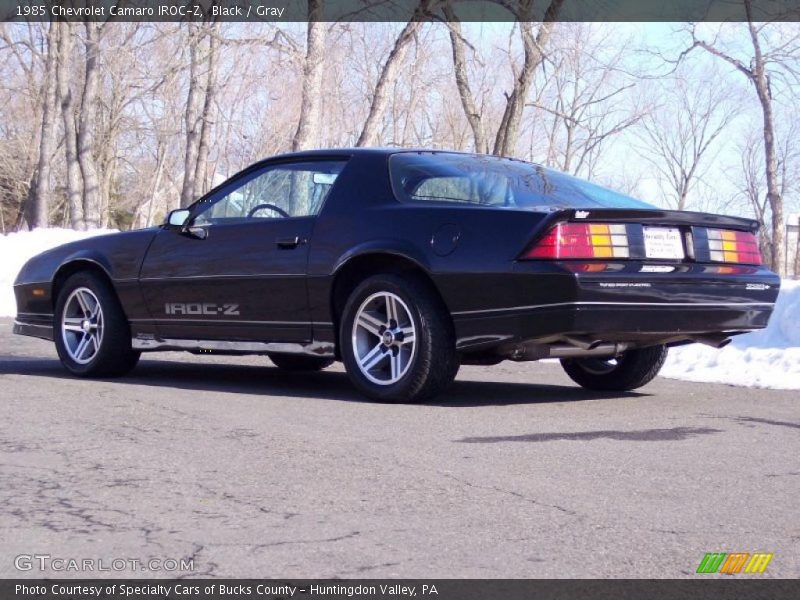 Black / Gray 1985 Chevrolet Camaro IROC-Z