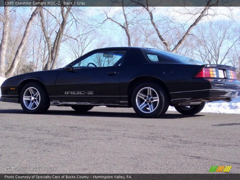 Black / Gray 1985 Chevrolet Camaro IROC-Z