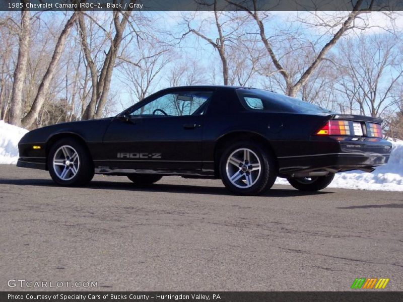  1985 Camaro IROC-Z Black