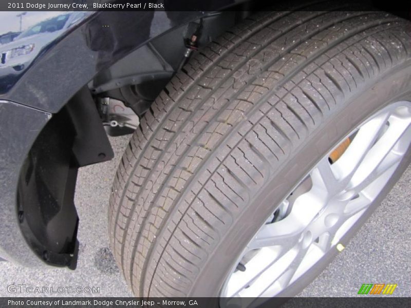 Blackberry Pearl / Black 2011 Dodge Journey Crew