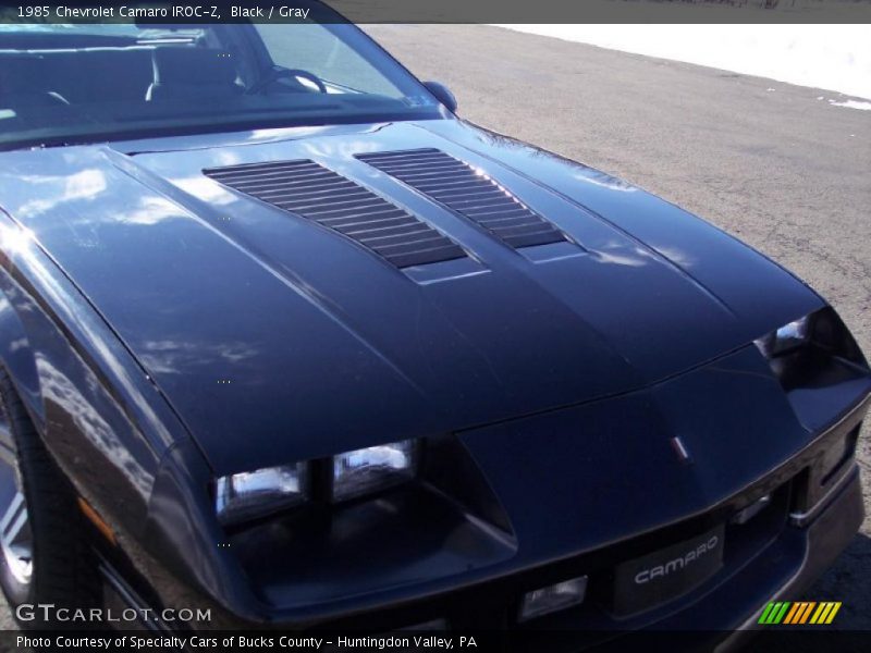Black / Gray 1985 Chevrolet Camaro IROC-Z