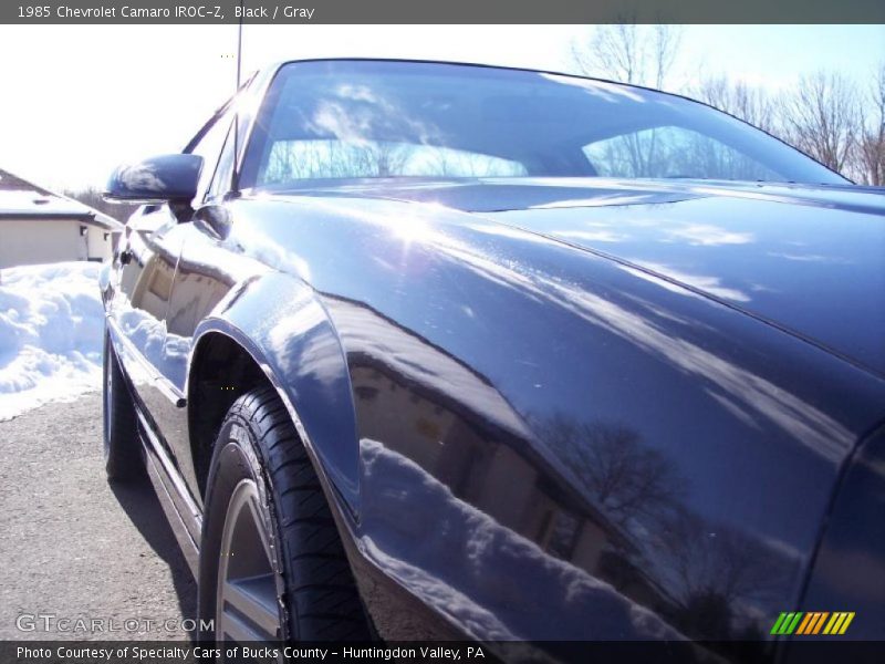 Black / Gray 1985 Chevrolet Camaro IROC-Z