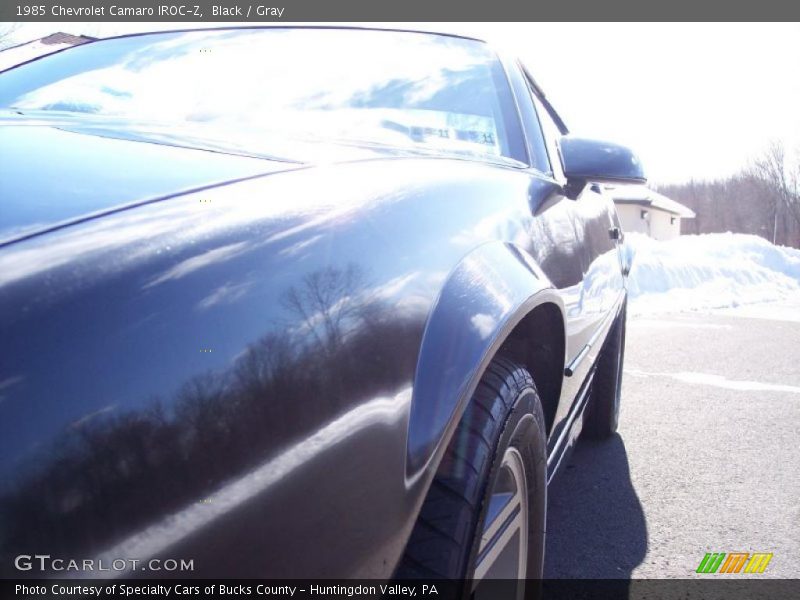 Black / Gray 1985 Chevrolet Camaro IROC-Z