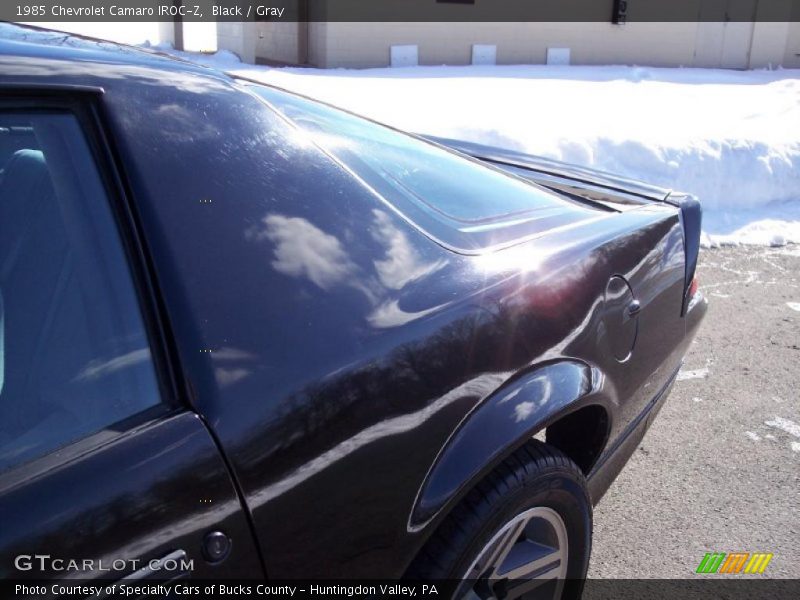 Black / Gray 1985 Chevrolet Camaro IROC-Z