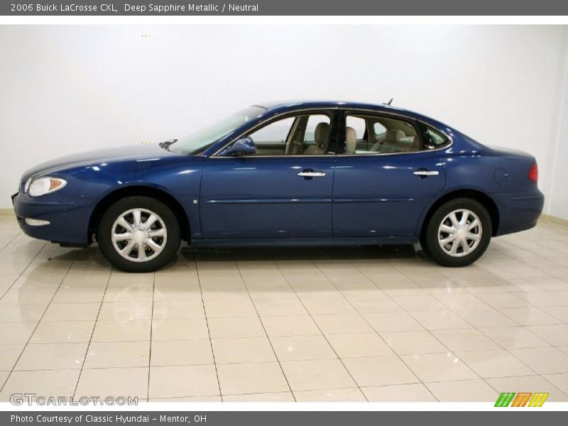 Deep Sapphire Metallic / Neutral 2006 Buick LaCrosse CXL
