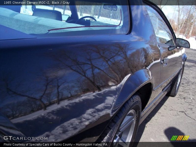 Black / Gray 1985 Chevrolet Camaro IROC-Z