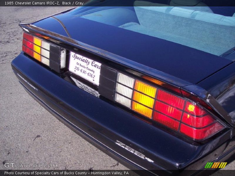 Black / Gray 1985 Chevrolet Camaro IROC-Z