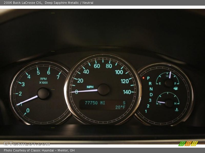 Deep Sapphire Metallic / Neutral 2006 Buick LaCrosse CXL