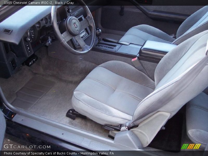  1985 Camaro IROC-Z Gray Interior