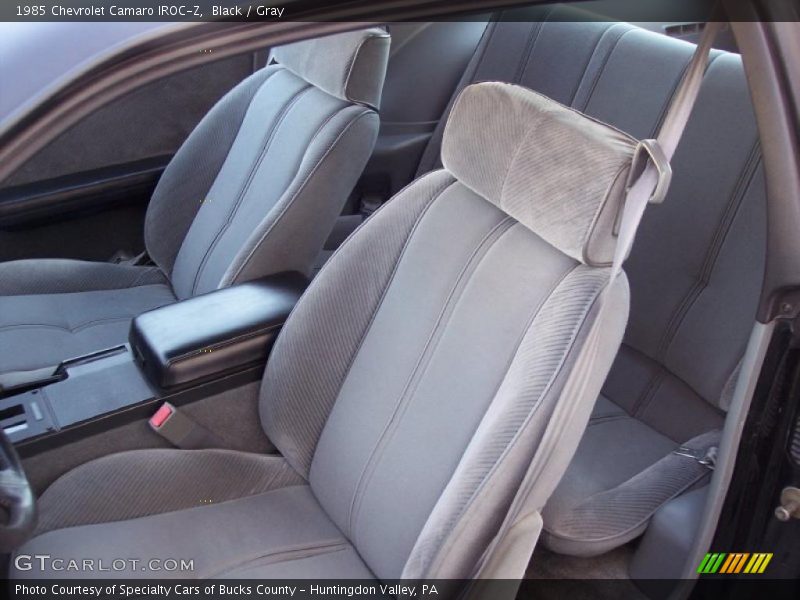  1985 Camaro IROC-Z Gray Interior
