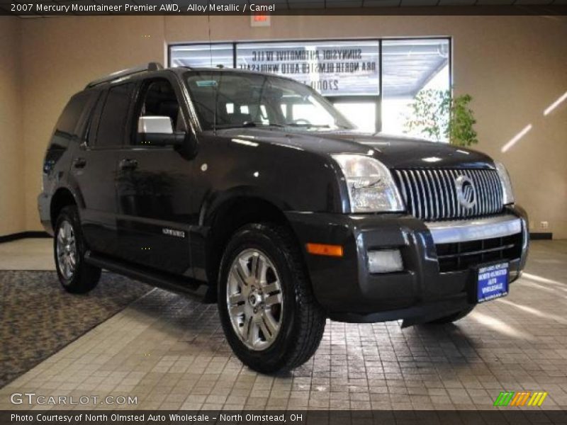 Alloy Metallic / Camel 2007 Mercury Mountaineer Premier AWD